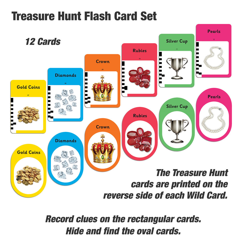 Talking Treasure Hunt Flash Cards for Talking Flash Card Reader