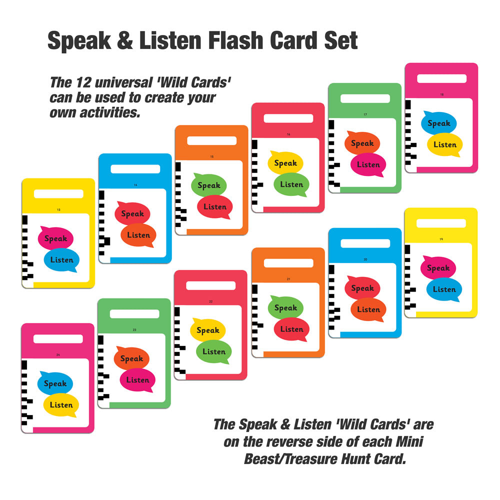 Speaking and Listening Flash Card Game