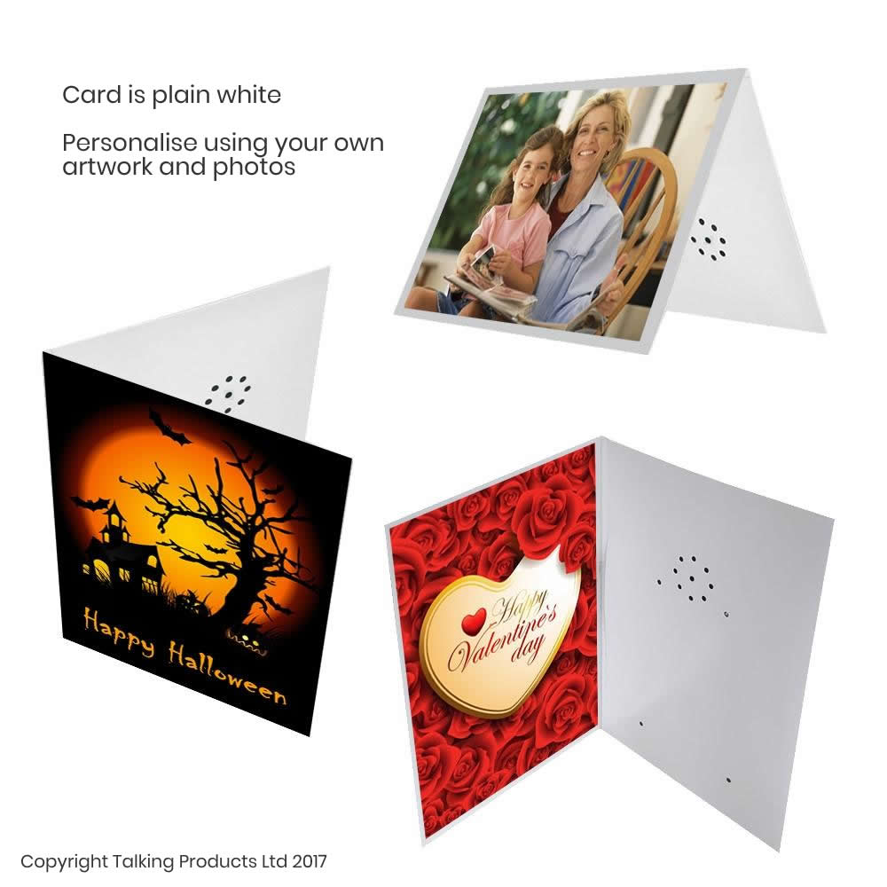 Voice Recordable Greeting Cards - Create your own personalised card ...